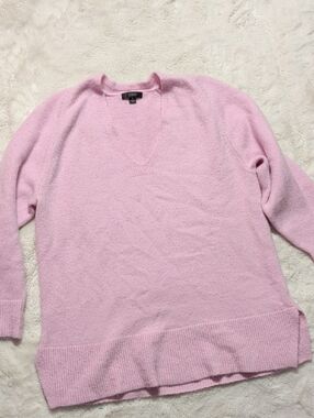 J.Crew Soft Pink V-Neck Women's Sweater